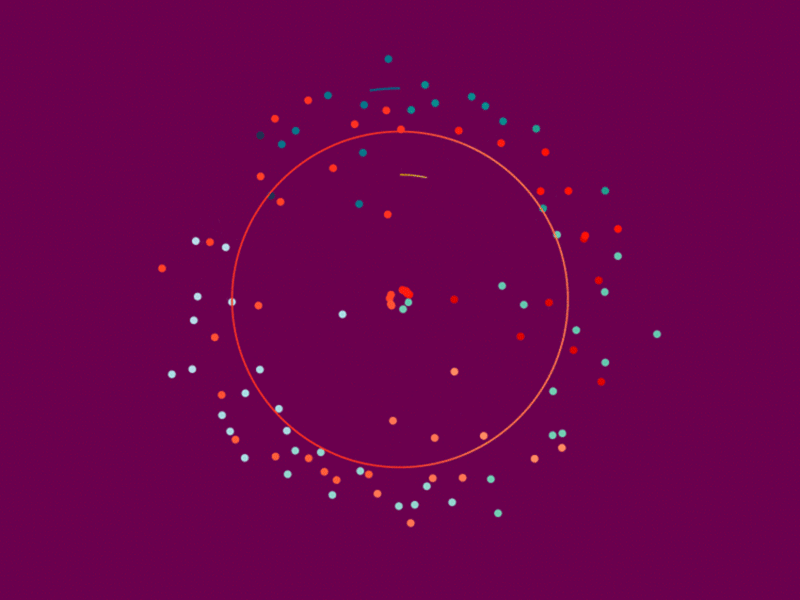 Just dots... 2d abstract aftereffects animation dots gif loop