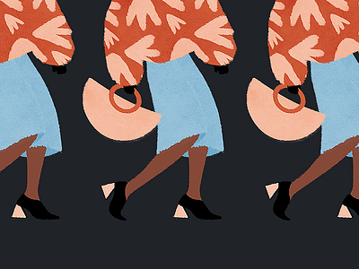 Let's get in formation😎 2d colors design fashion illustration shoes texture