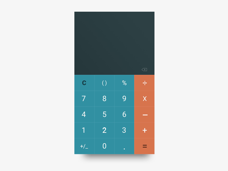 Calculator - Daily UI #004 calculator challenge daily daily ui day 4 ui