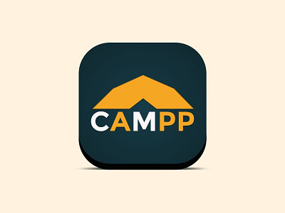 App Icon - Daily UI #005 005 app camping challenge daily icon ui