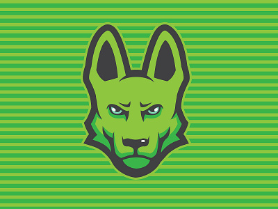 K9 Stripes animal design dog german shepherd illustration illustrator logo sports vector