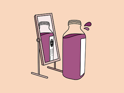 Juice - Self-care illustration juice plantbased