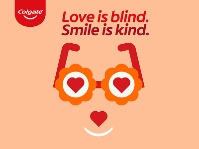 Valentine's Day with Colgate activation branding digital instagram love postcard valentinesday
