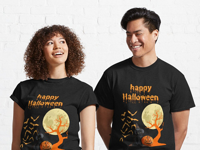 happy Halloween autumn SHIRT model