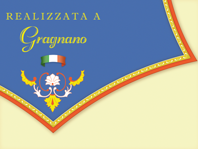 Label for Pasta, handmade in Gragnano - Italy food gragnano label pasta valci