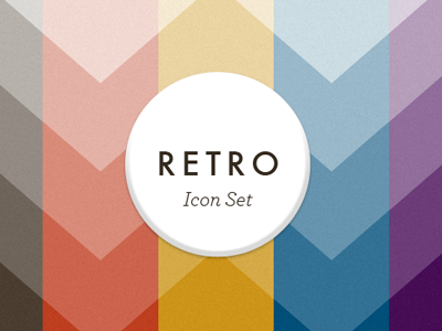 Cover for a Retro Icon Set audio cover explore home icon icon set photo pipe retro set
