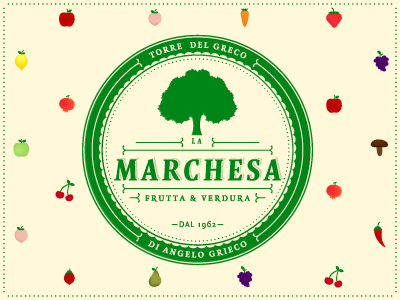 La Marchesa - Fruiter Brand Identity brand identity fruits and vegetable giuseppina grieco la marchesa logo design packaging