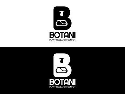 Botani research center logo abstractlogo branding logoletter