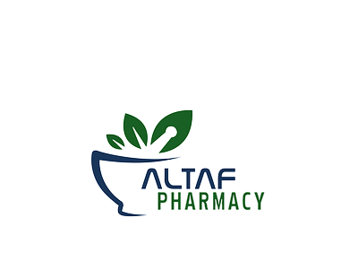 ALTAF PHARMACY LOGO 3d branding graphic design logo logo design pharmacy logo