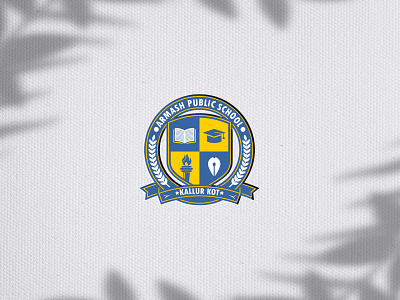 ARMASH PUBLIC SCHOOL, LOGO 3d animation brand logo branding business logo college logo design graphic design illustration institutuion logo logo design motion graphics school logo ui university logo