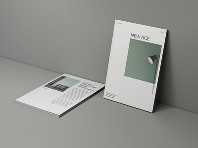 Magazine Content Design bauhaus content design interior design japandi magazine mockup neutral