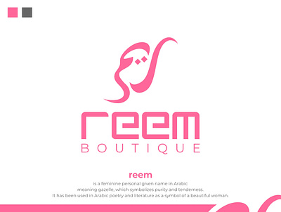 reem BOUTIQUE logo branding graphic design logo