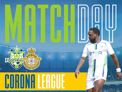 Footy Kings Matchday Fixture design flyer graphic design