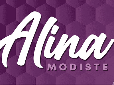 Alina Modiste Banner Design branding design graphic design logo