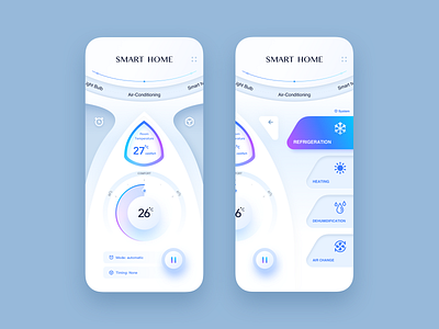 smart home app art design illustration ios iphonex practice smart smarthome ui ux