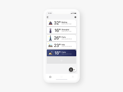 weather app building flat icon icons illustration ios iphonex ui ux weather