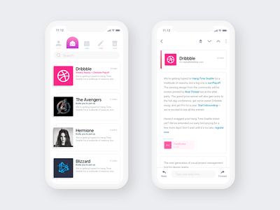 Email Application app application email emailapplication ios ui ux