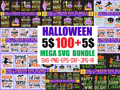 Halloween SVG Mega Bundle