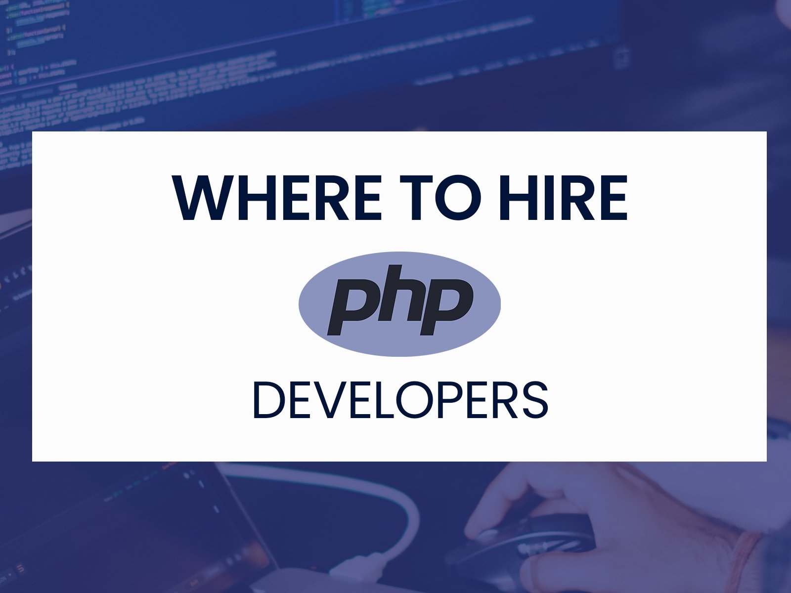 Hire PHP Web Developer India - Silicon Valley by M V Rupesh on Dribbble