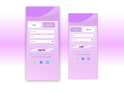 Sign up Page animation app creativethinking dailyui design graphic design signuppage signuppage creativethinking typography ux vector