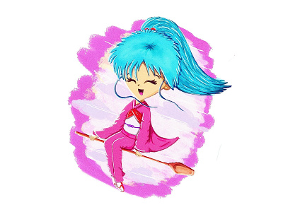 Botan | Yu Yu Hakusho anime botan digital art illustration manga procreate yuyuhakusho