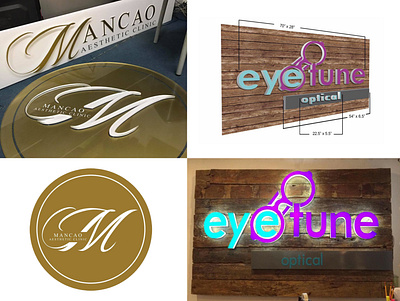 From Scratch to Actual Logo Signage 3d branding graphic design logo