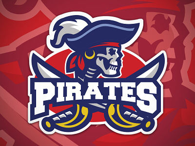 pirate skull mascot bazzier buccaneer design e sport illustration logo logowork mascot pirate sailor skeleton skull sport vector