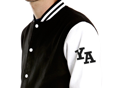 Young Academics, Jacket & Logo academics black college education identity jacket merchandise rockwell university white ya young