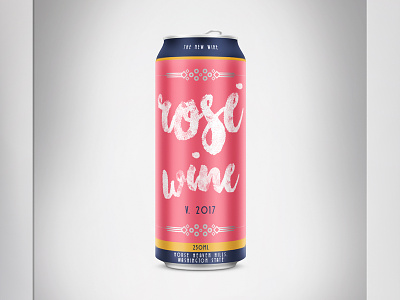 Rose Wine -Brand&Identity - Product Label art director creative director