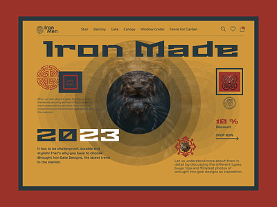 Iron Made branding design illustration logo ui ux web webdesign