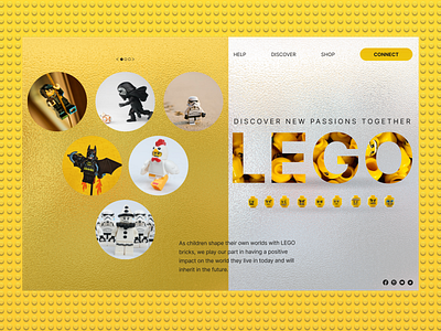 Lego branding design logo ui ux web webdesign