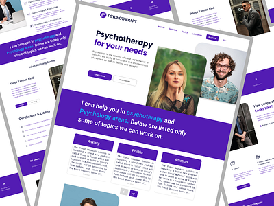 Psychotherapy for your needs- Landing Page