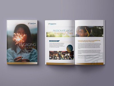 Trade Brohure brochure collateral college education tradeshow tutoring