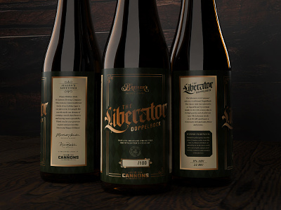 Liberator - Doppelbock Beer Packaging beer beverage design bottles craft beer food packaging