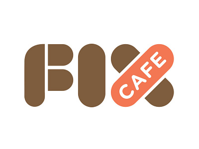 Fix Cafe Logo cafe fix food