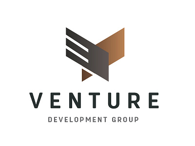 Venture Development Logo bird eagle venture