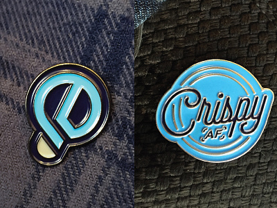 Custom Pins crispy crispy af tld