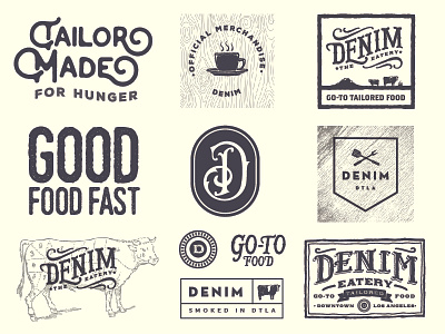 Denim Eatery - Secondary Branding Elements