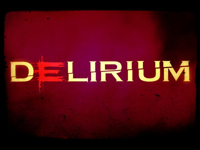 DELIRIUM title treatment for movie I'm producing delirium movie title