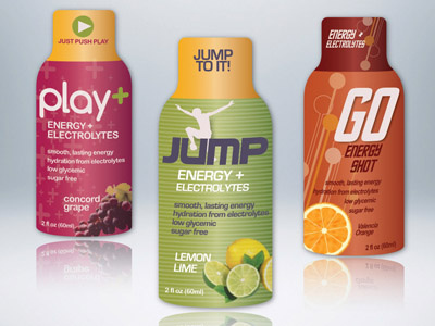 Private Label Energy Shot Concepts energy shot go jump play