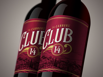 Club 14 Branding beverage bottle packaging speakeasy wine wine branding