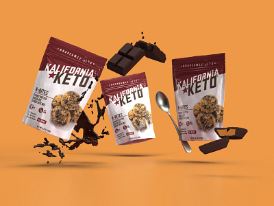 Kalifornia Keto Packaging branding chocolate food keto packaging