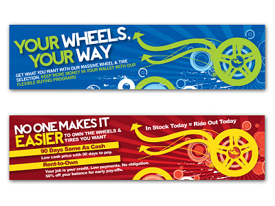 Rent-a-Wheel Web Banners