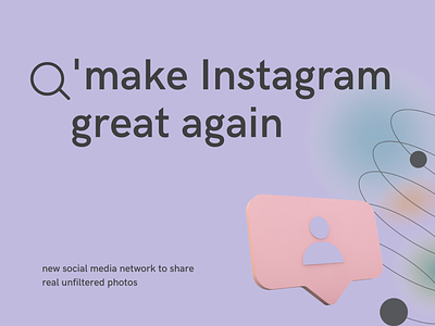 Make Instagram Great Again. Redesign
