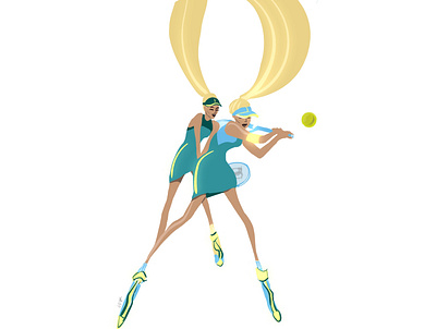 Sports Lifestyle Illustration digital art fashion fashionillustration illustration lifestyle procreate sportillustration sports tennis tennisplayer