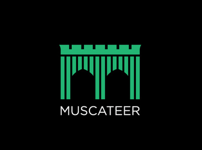 Muscateer Logo brand branding design identity typography ux website