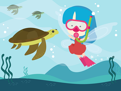 National Turtle Day bingo day fairy magic ocean pixie sea snorkle turtle underwater