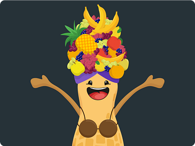 Fruit Anyone? bingo casino circus coconut costume fruit funny hat pablo