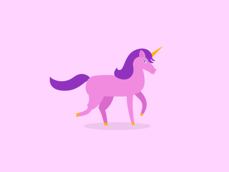 Unicorn Walk Cycle 4 after animal animation cycle effects gif horse leg unicorn walk
