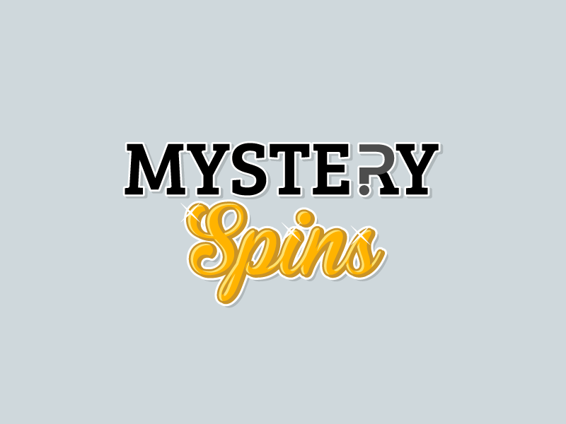 Mystery Spins Logo game gamble casino slots bingo design logo spins mystery